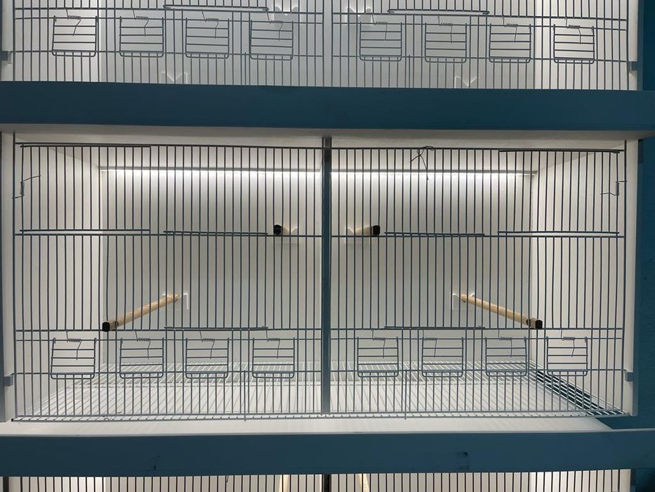 Frentes, grelhas e divisórias para gaiolas