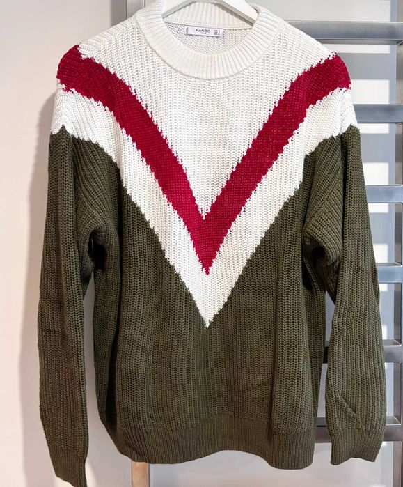 Camisola de malha estampada da Mango