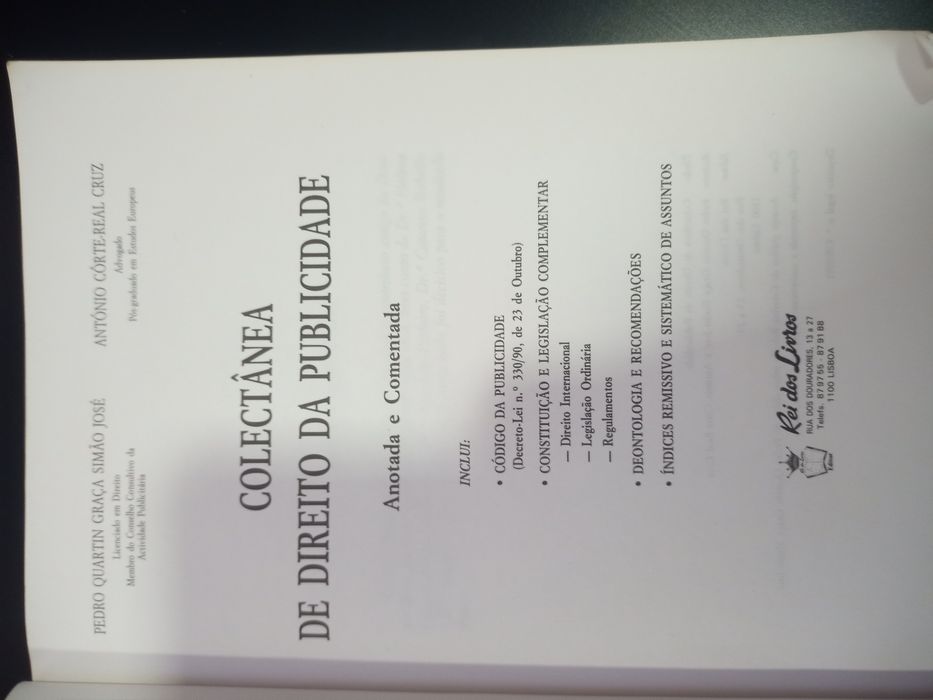 Coletânea de Direito da Publicidade Anotada e Comentada
