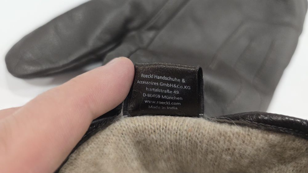 Rękawiczki Roeckl skóra naturalna