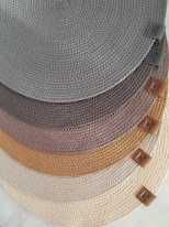 Набір з 6 килимків турбота для столу в асортименті. Handmade Placemats