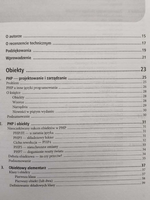 Książka PHP obiekty, wzorce, narzędzia