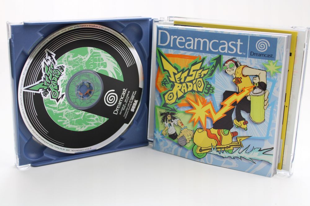 JET SET RADIO Sega Dreamcast pudełkowa