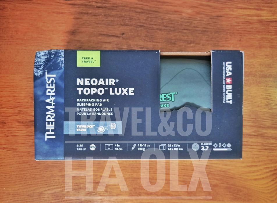 Килимок Therm-A-Rest NeoAir Topo Luxe (термарест) USA!