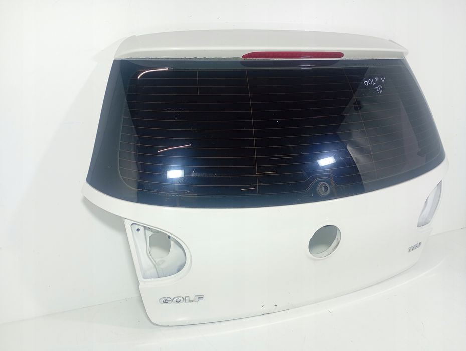 VW Golf V 5 03-09 KLAPA BAGAŻNIKA tylna tył biała