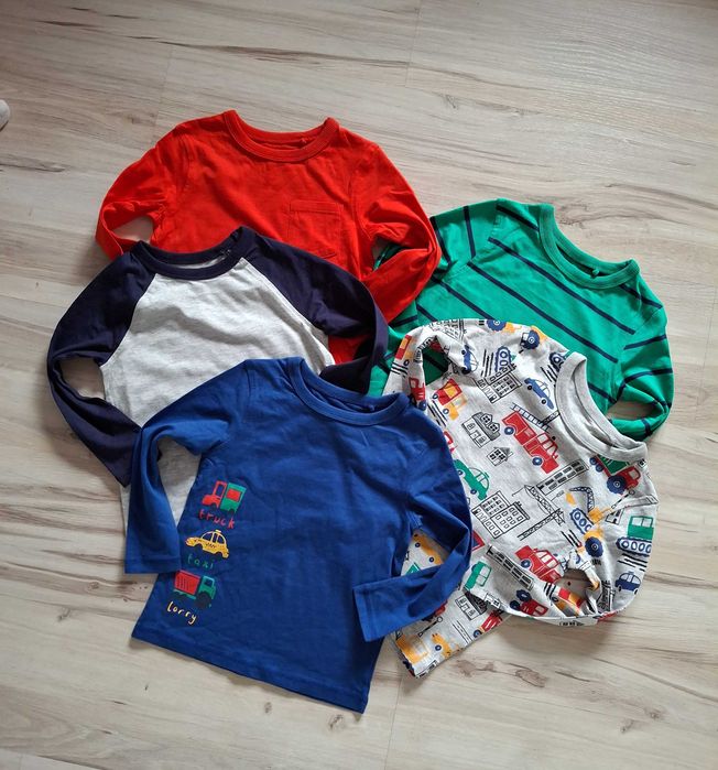 5 sztuk bluzka George 2-3 lata / 92-98cm Pojazdy