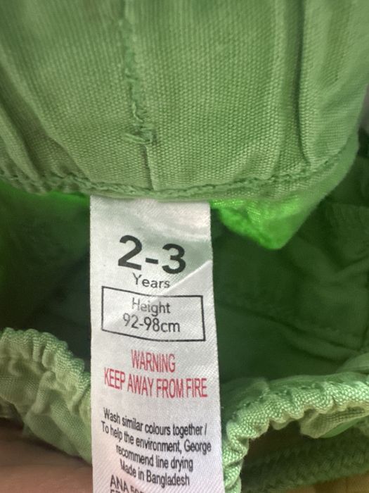 9 par krótkie spodenki 2-3 lata 92 - 98 cm