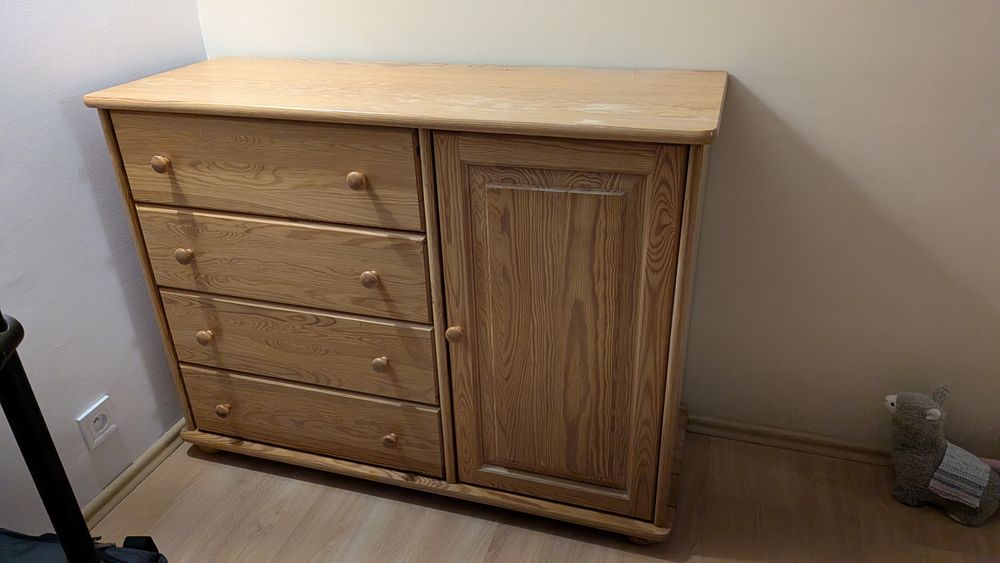 komoda drewniana 110x43x84