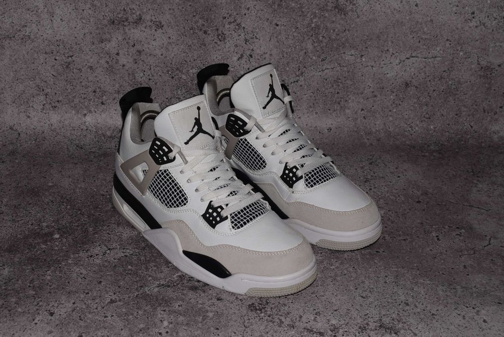 Air Jordan 4 Military Black (Мужские Кроссовки Джодан Nike retro 1 6 )