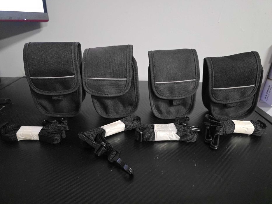 5x  uniwersalne etui/kabury z materiału zapinane na rzep,