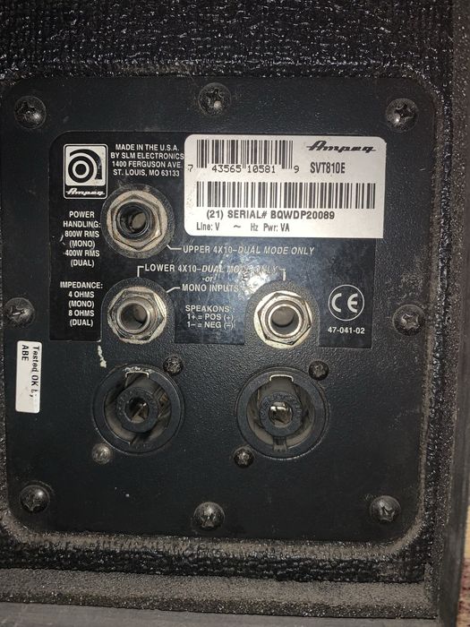 Kolumna Ampeg SVT 810e