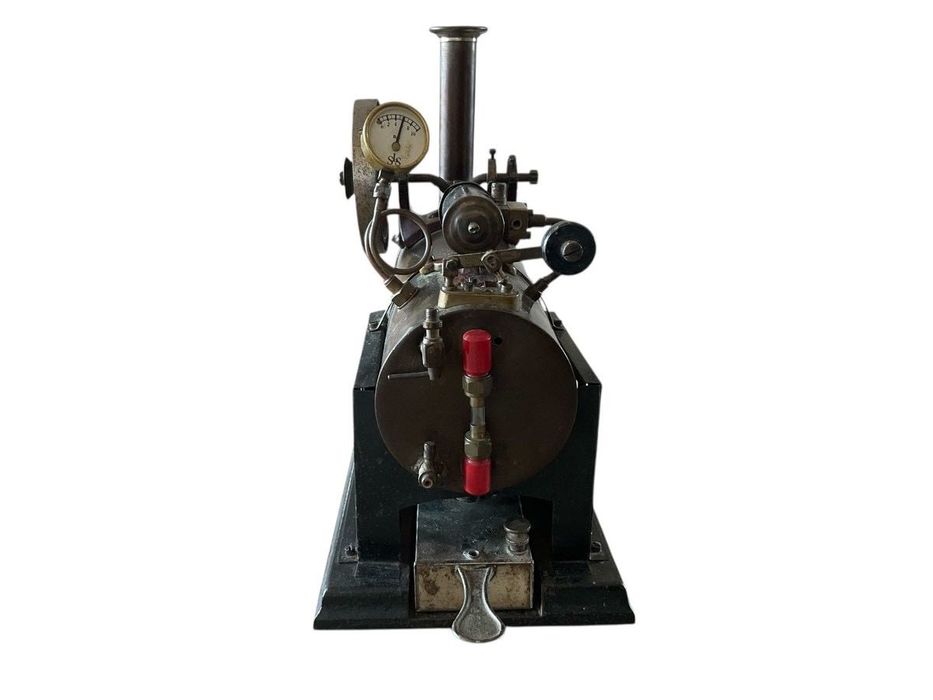 Rara antiga máquina a vapor