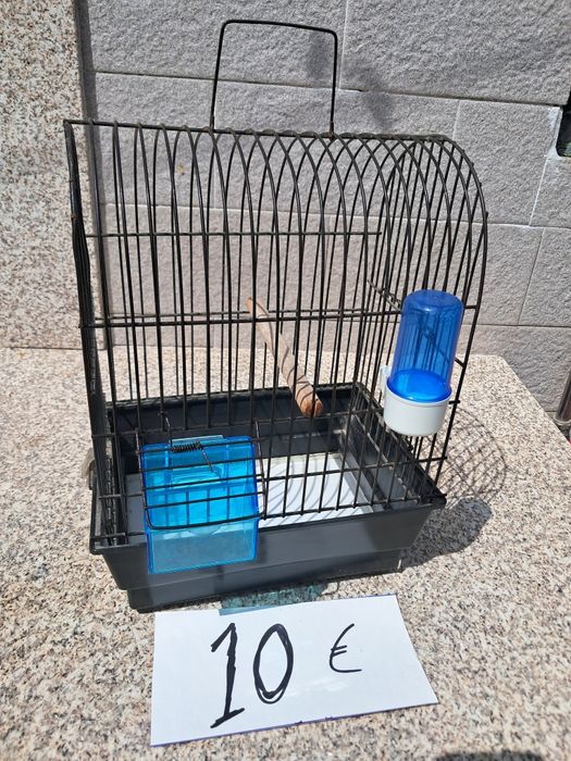 Gaiolas de exposição para canários Llarguet e Yorkshire, usadas ..