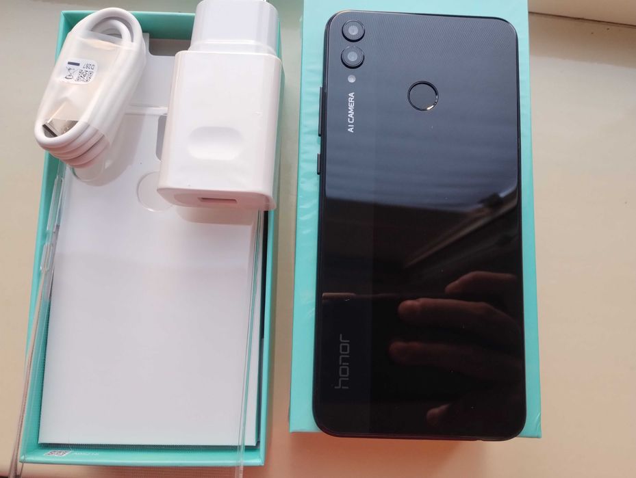 Новий Honor 8X 6/128 Black Blue +чохол+захисне скло