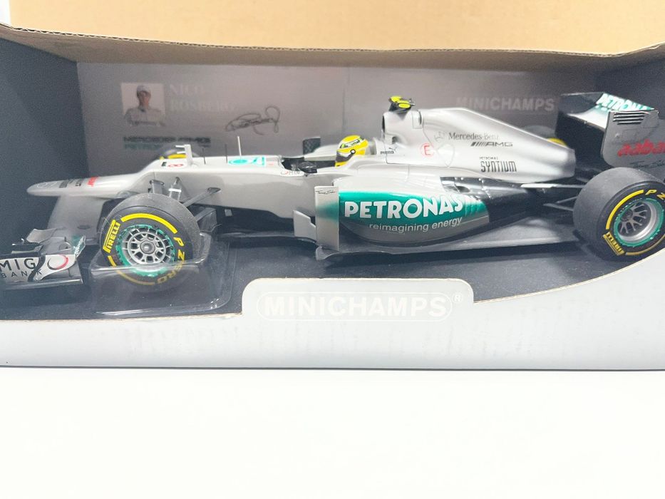 Miniatura 1:18 Minichamps - Mercedes AMG Petronas F1 W03 - Nico Rosber