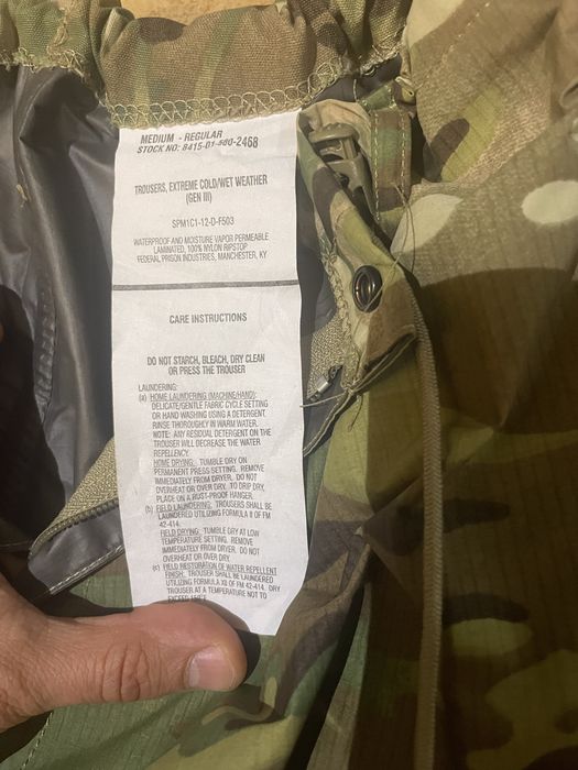 Spodnie Gore-Tex M/R ECWCS gen.3 multicam