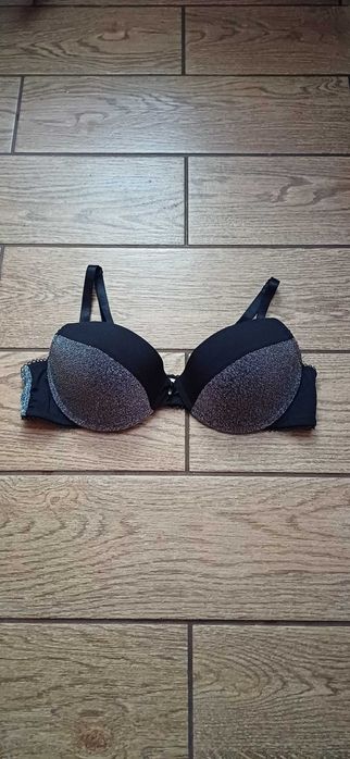 Szary# srebrny biustonosz Mister Lady r. 85 C