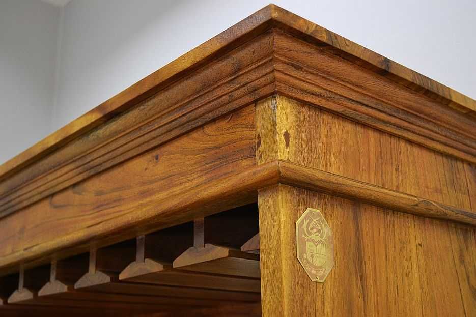 Witryna/Bar z drewna AKACJI seria OXFORD HONEY II gat. -50%