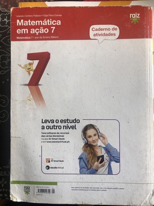 Caderno atividades Matemática em ação 7 ano