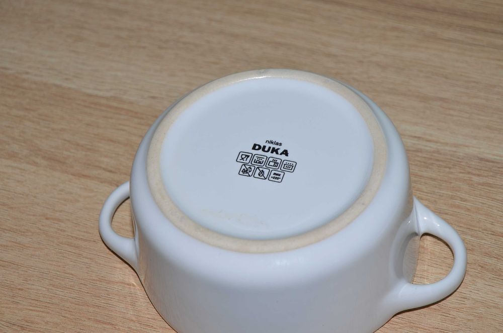 Casserole do zapiekania, białe, Duka