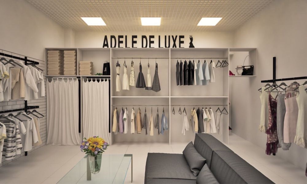 Открытый шкаф для одежды