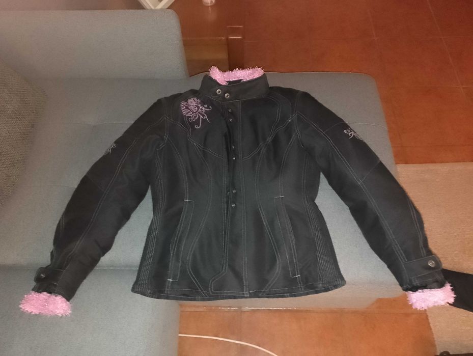 Casaco blusão motard L senhora