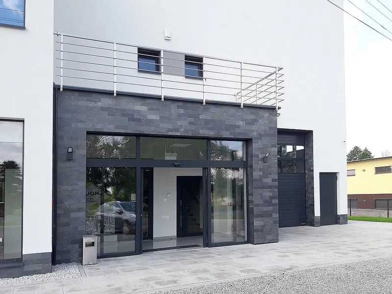 Kamień Elewacyjny Na Elewacje Czarny Naturalny Ozdobny Płytki Łupek