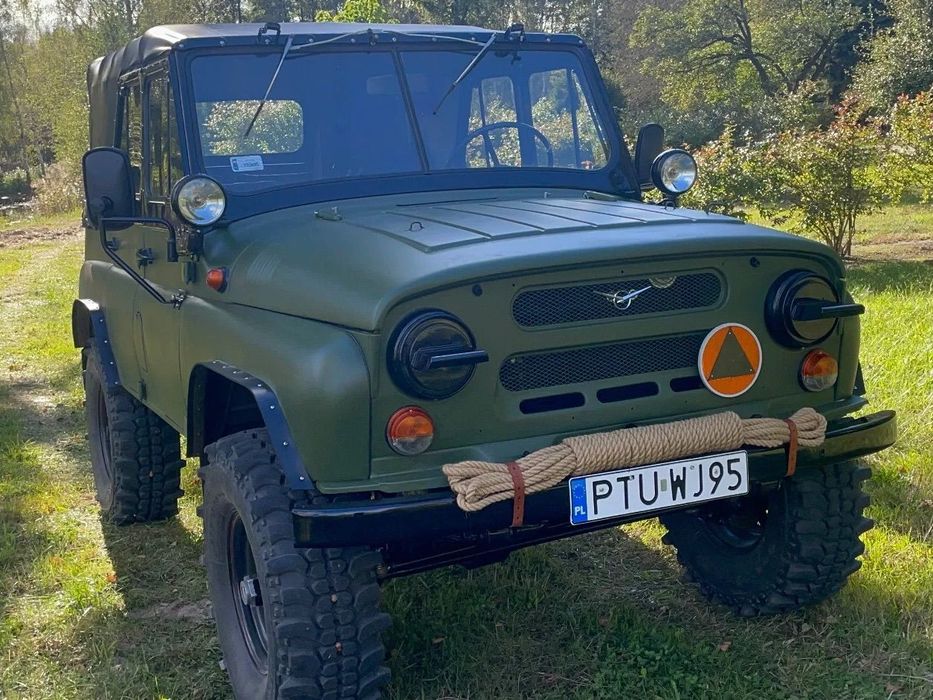 Uaz 469 B mosty wojenne „afgany”, blokady 100%, tarcze