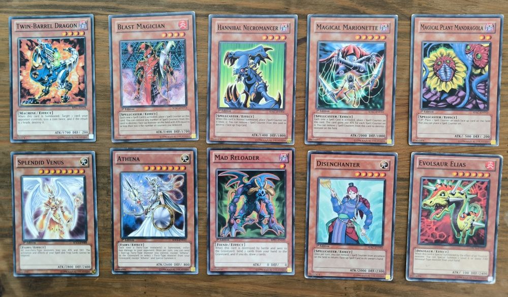 Cartas Konami Yu Gi Oh 1a edição