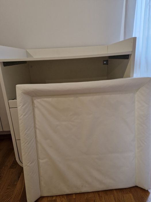 Cómoda Trocador de fraldas com gavetas, branco ikea Myllra 85×79×97