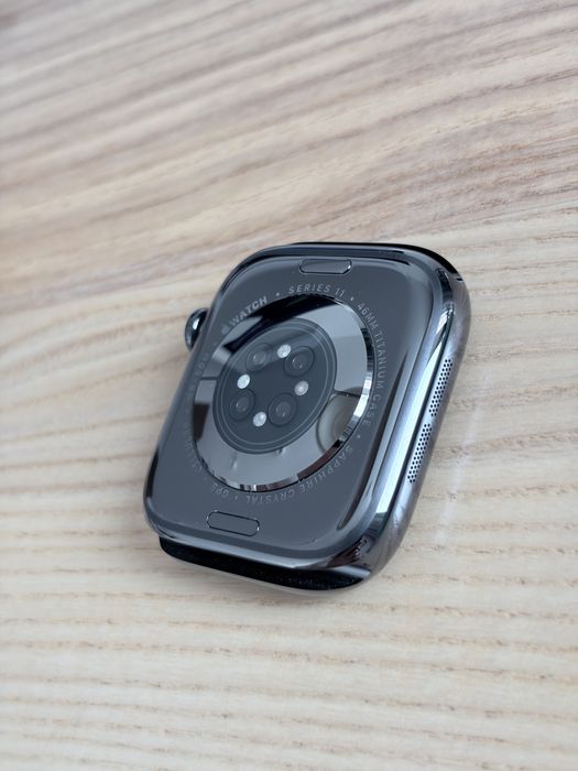 Apple Watch Series 11 GPS+Cell 46 Slate Titanium/ Slate Milanese Loop