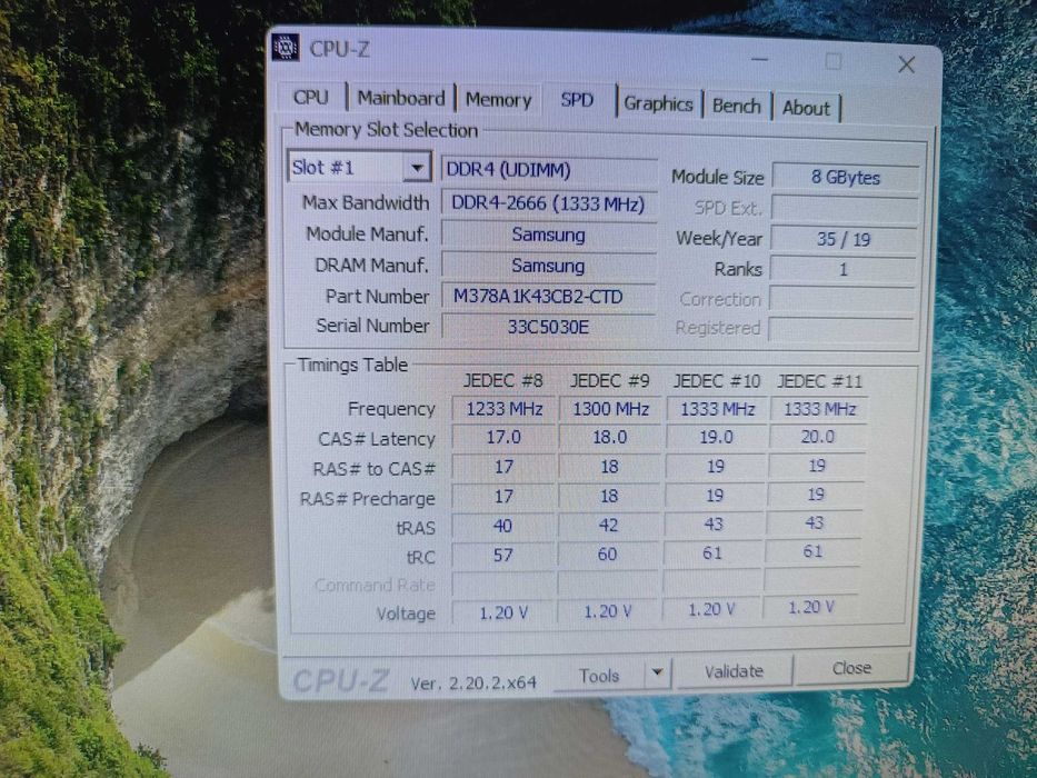 16Gb (2x8Gb) RAM DDR4 2666MHz Samsung