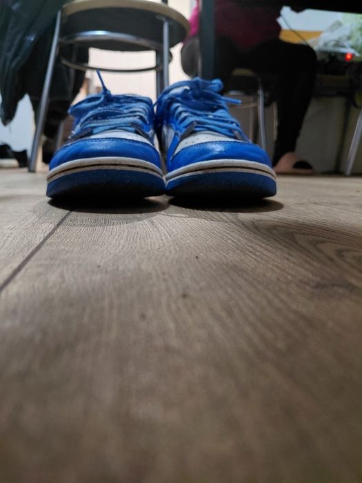 Nike danke biało niebieskie