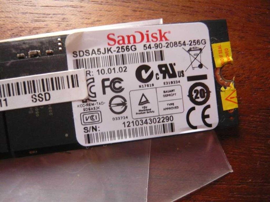 Disco SSD mSATA SanDisk 256GB