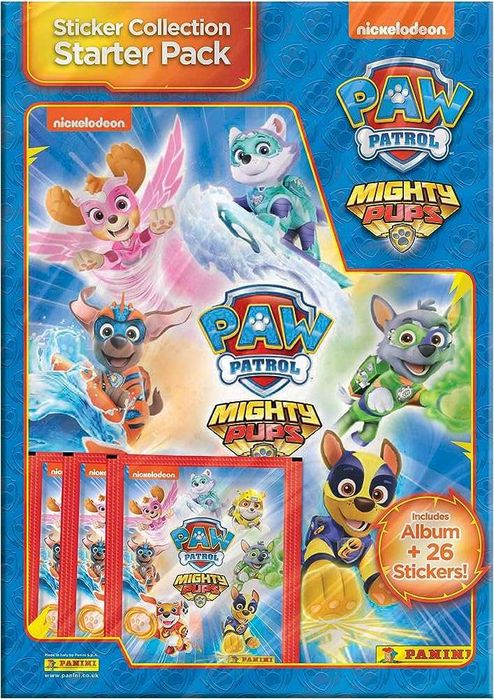 Cromos Panini "Paw Patrol - Mighty Pups" (ler descrição)