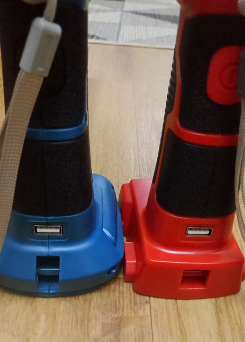 Makita ,Milwaykee,Dewalt,Bocsh ліхтарик -повербанк  для батарей