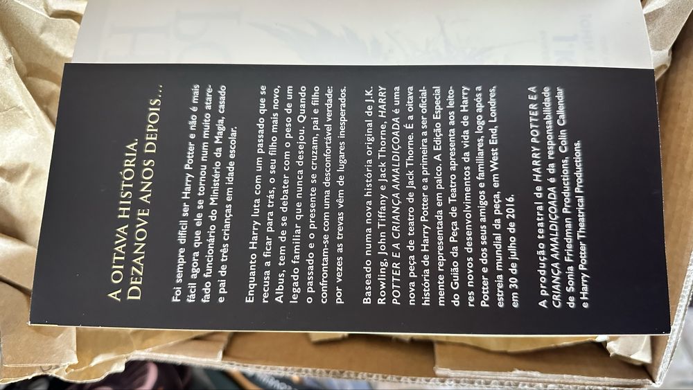 Livro ‘Harry Potter e a criança Amaldiçoada’