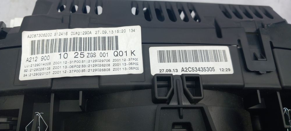 Quadrante / painel de instrumentos MERCEDES-BENZ Classe E (W212)