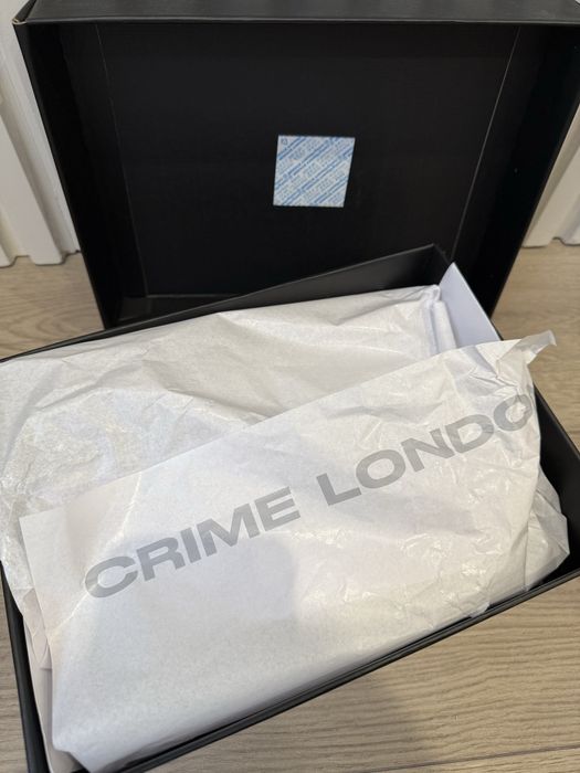 Шкіряні кеди Crime London DISTRESSED PLATFORM