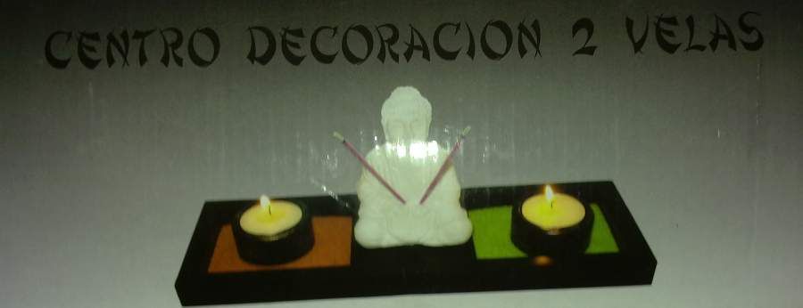 Jardim zen com incenso com velas - Novo na caixa