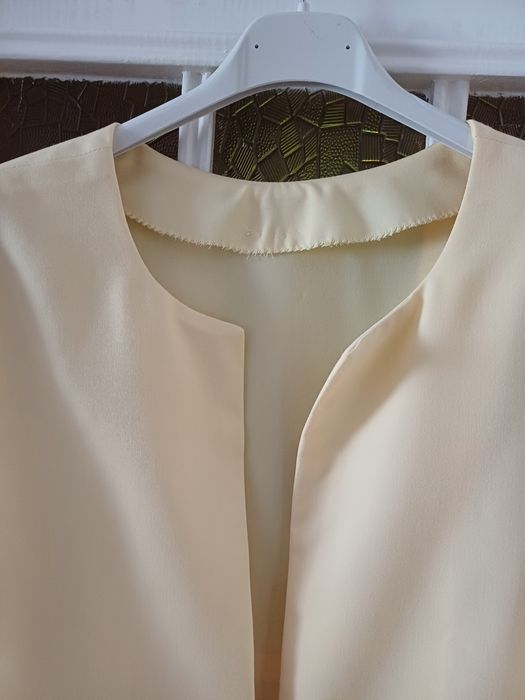 Żółty żakiet marynarka rozmiar XL 42 styl vintage