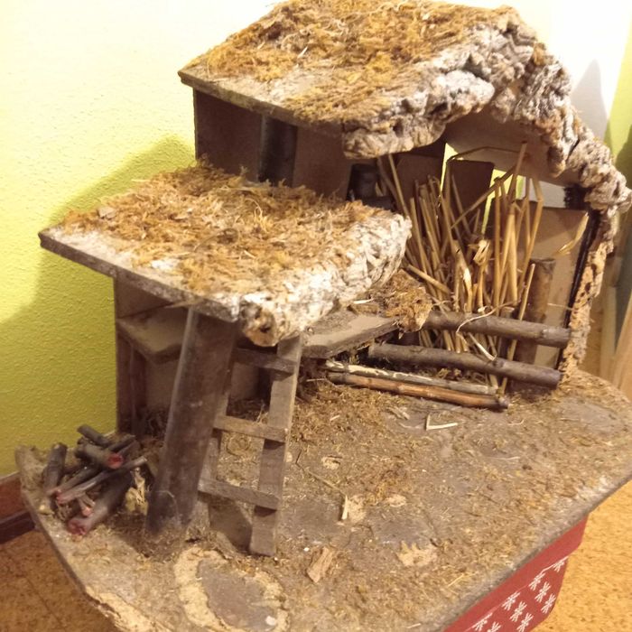 Estábulo para presépio de Natal