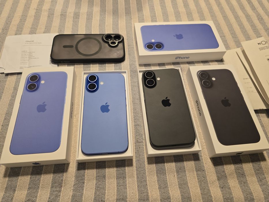 iPhone 16 Plus 256GB, 128GB e 16e c/NOVO. Troca/retoma.Fatura,garantia
