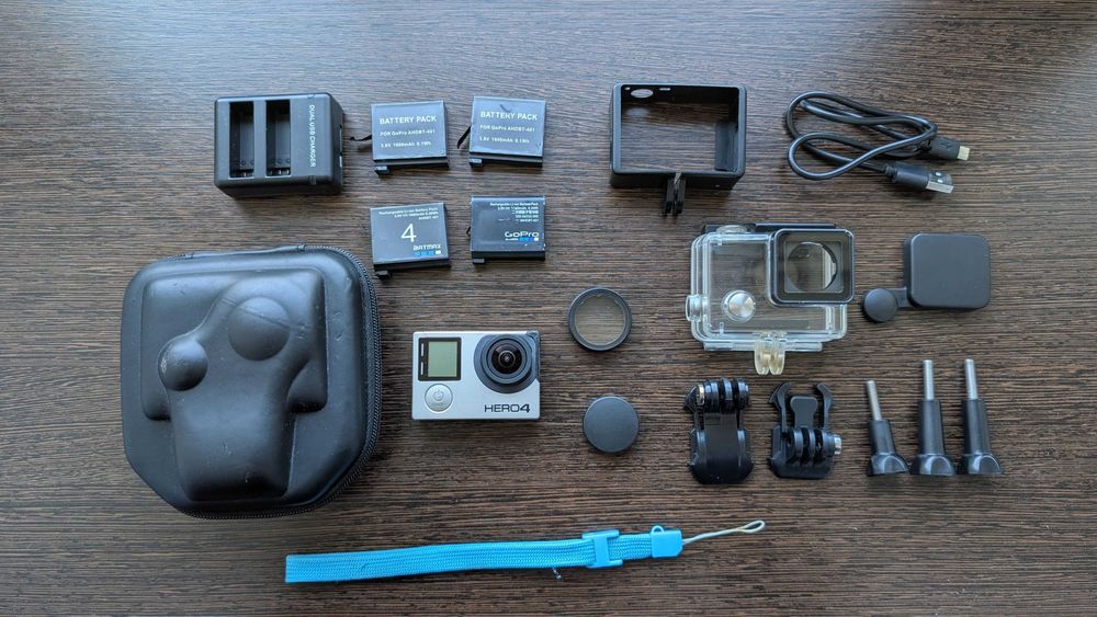 gopro hero 4 black - купить фототехнику, видеоаппаратуру - Цена на