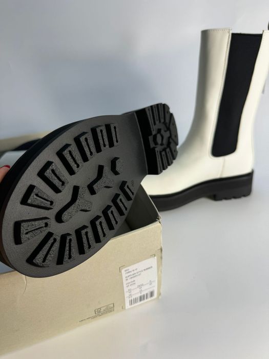 Nowe botki wysokie damskie EVEN & ODD białe 40