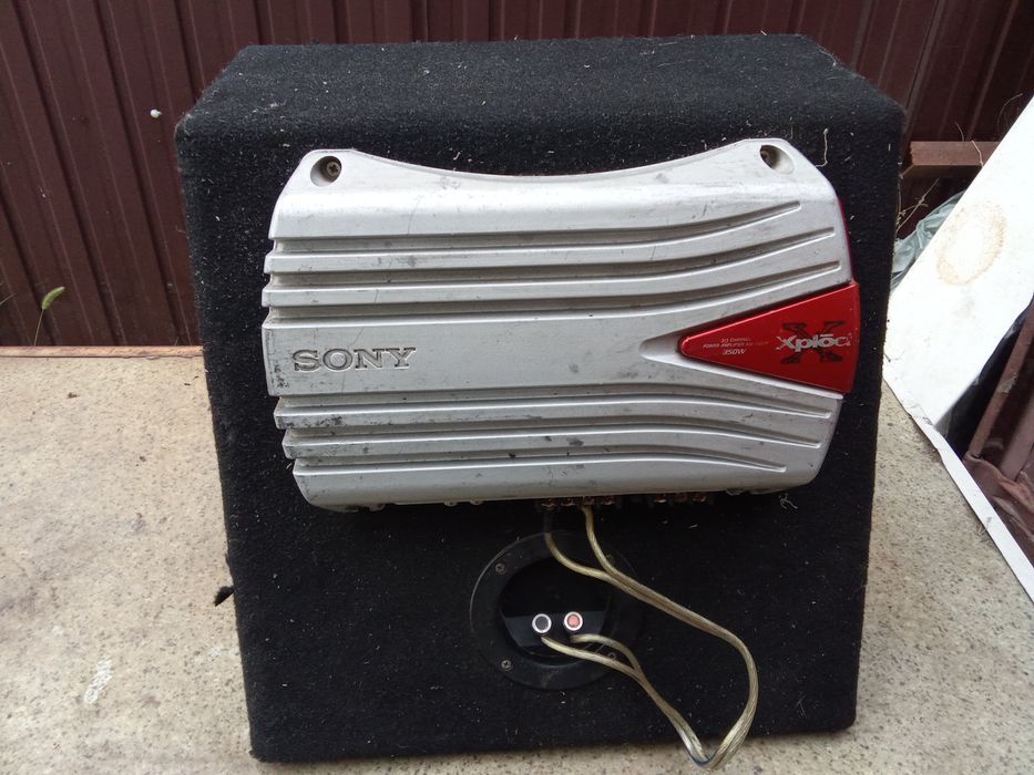 Продам сабвуфер ULTIMATE T1-120 150-450W с усилителем SONY XPLOD 350W