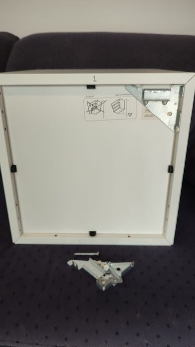 Armário branco eket ikea com duas gavetas