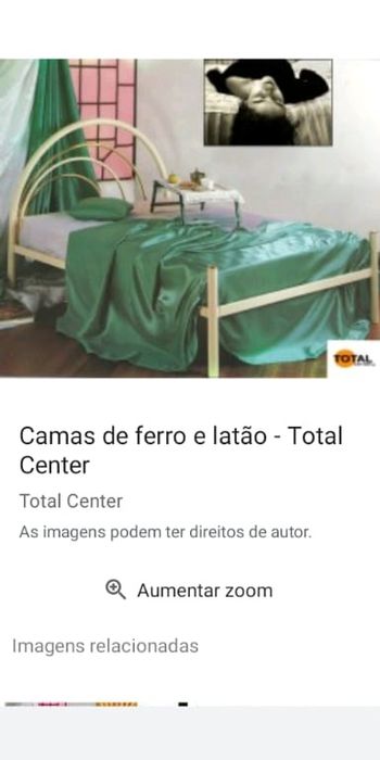 Cama em ferro. LEIAM BEM O ANÚNCIO!