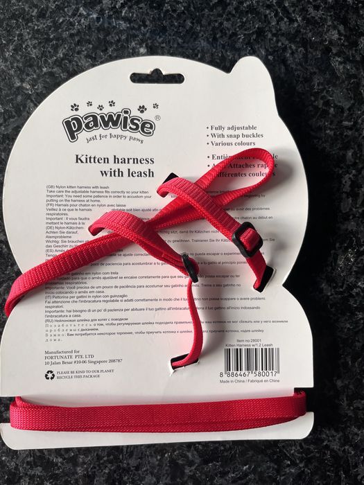 Caixas de areia gato / arnês de gatinho com trela