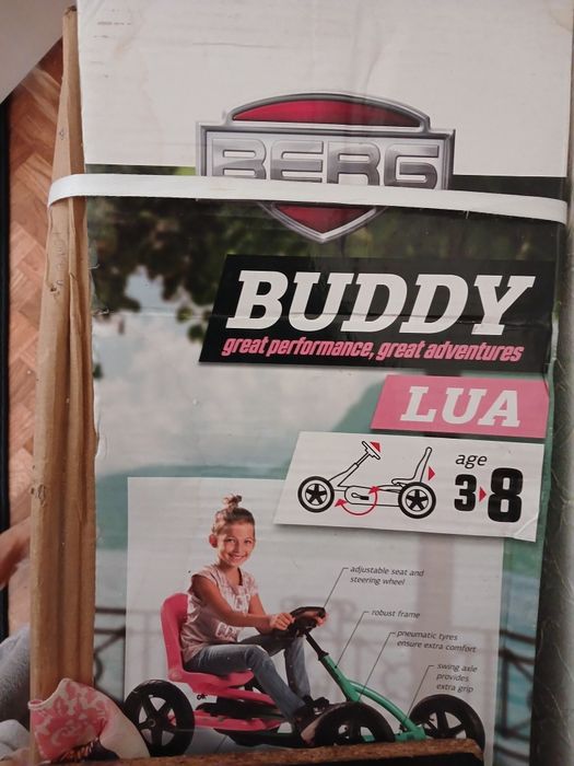 Веломобіль Berg Buddy Lua, чотирьохколісний велосипед